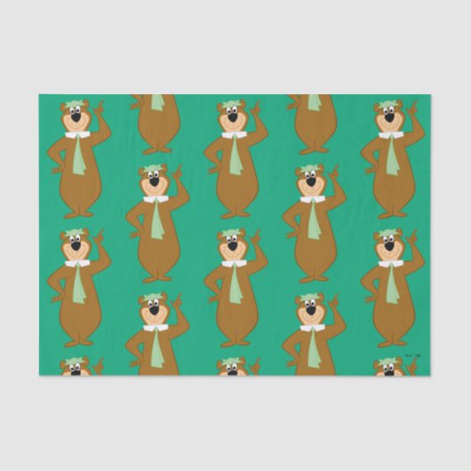 Yogi "Slimmer dan het gemiddelde Beer" Tissuepapier (Voorkant)