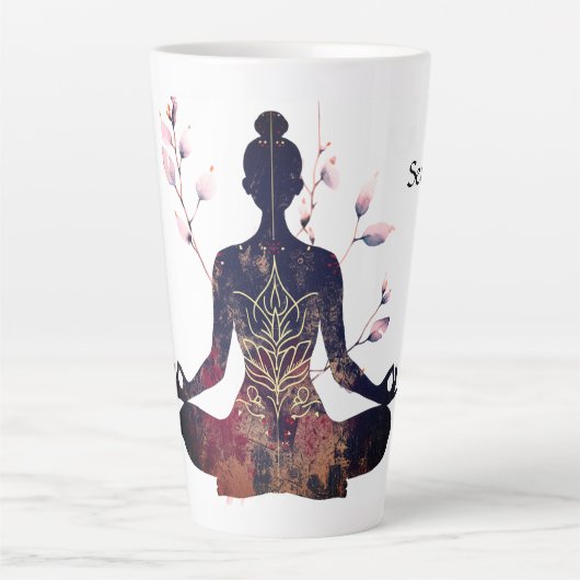 Yogi World Latte Mug Latte Mok (Voorkant)