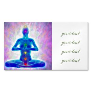yogi, yoga, het chakrasysteem, energie, chi, aura, magnetisch visitekaartje