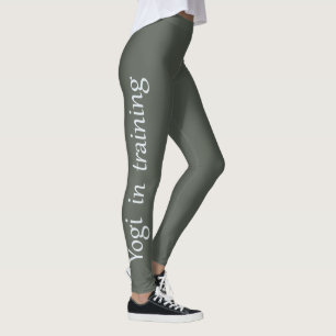 Yogi yoga workout fitness broek leger groen khaki leggings