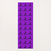 Yogic Practice Standing Silhouette Yogamat (Achterkant)