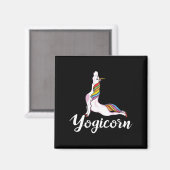 Yogicorn Cute Magical Magneet (Voorkant / Achterkant)
