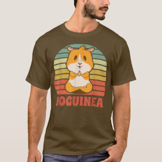 Yoguinea Cute Guinea Pig Rodent Pet Yoga Meditatio T-shirt