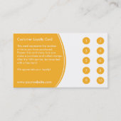 Yogurt Customer Loyalty Visitekaartje, bevroren (Voorkant)