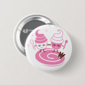 Yogurt Sisters Button, bevroren Ronde Button 5,7 Cm (Voorkant /achterkant)