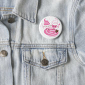 Yogurt Sisters Button, bevroren Ronde Button 5,7 Cm (In situ)