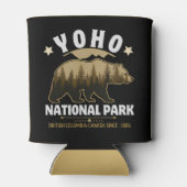 Yoho National Park Bear Design – British Columbia  Blikjeskoeler (Achterkant)