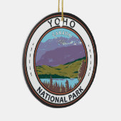 Yoho National Park Canada Badge Keramisch Ornament (Rechts)