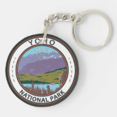 Yoho National Park Canada Badge Sleutelhanger (Achterkant)