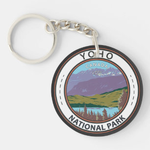 Yoho National Park Canada Badge Sleutelhanger