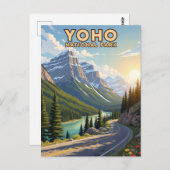  Yoho National Park Canada Briefkaart (Voorkant / Achterkant)