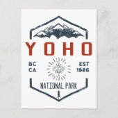 Yoho National Park Canada Briefkaart (Voorkant)