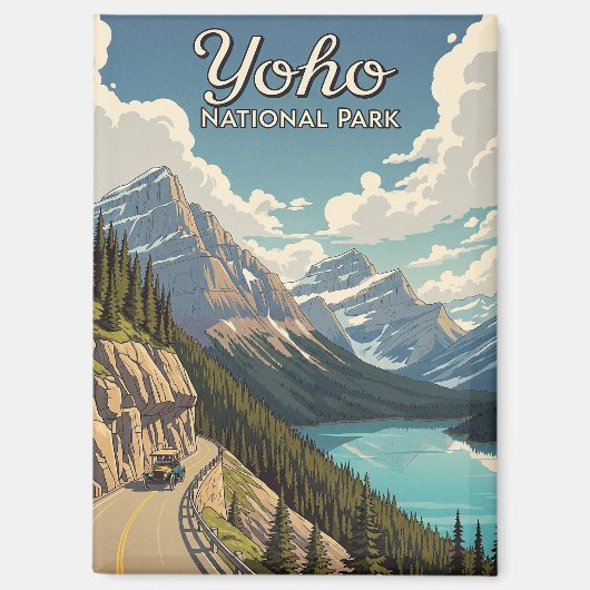 Yoho National Park Canada Magneet (Voorkant)