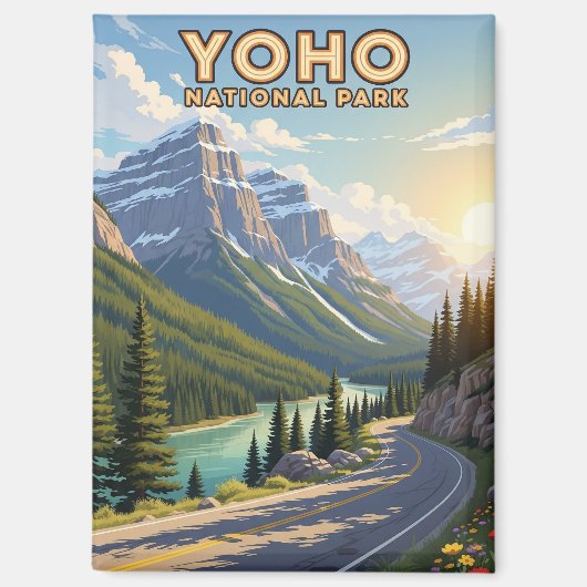 Yoho National Park Canada Magneet (Voorkant)