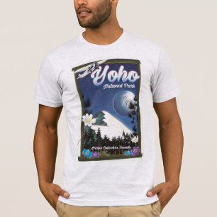 Yoho National Park Canada Oude reisposter T-shirt