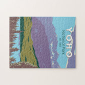 Yoho National Park Canada Travel Art  Legpuzzel (Horizontaal)