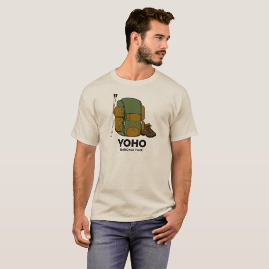 Yoho National Park Rugzak T-shirt (Voorkant volledig)