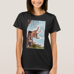 Yokai Biwa Boku-boku Monk Demonic Biwa Demon Spiri T-shirt