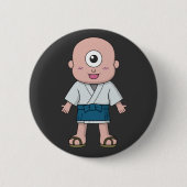 Yokai Hitotassukozou (eenodig Kind) Ronde Button 5,7 Cm (Voorkant)