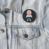 Yokai Hitotassukozou (eenodig Kind) Ronde Button 5,7 Cm (In situ)