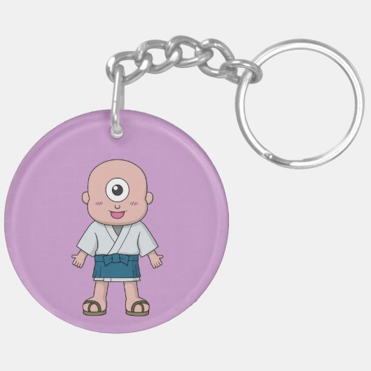Yokai Hitotassukozou (eenodig Kind) Sleutelhanger (Achterkant Links)