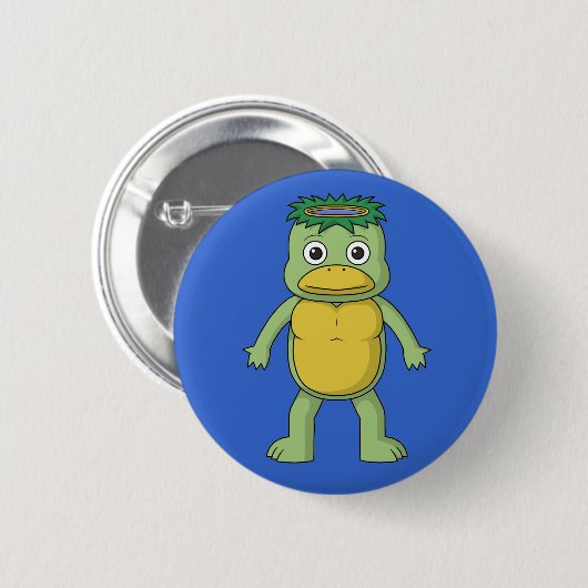 Yokai Kappa (Imp) Ronde Button 5,7 Cm (Voorkant /achterkant)