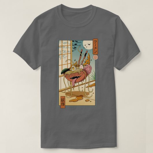 Yokai Ramen in Edo T-shirt (Design voorkant)