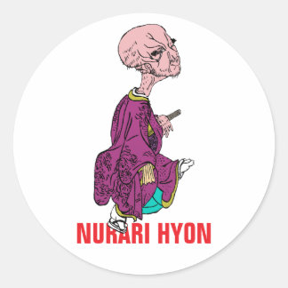 Yokai-serie: Nurari hyon Ronde Sticker