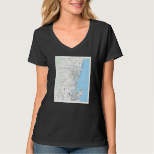Yokkaichi Japan Map 1945 T-shirt