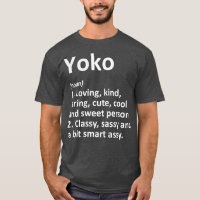 YOKO Definition Personal Name Funny Birthday