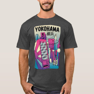 Yokohama Japan, stad Urban japanese Yokohama T-shirt