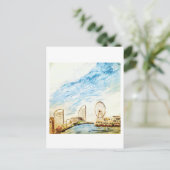 Yokohama minatomirai briefkaart (Staand voorkant)