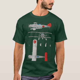 Yokosuka B4Y Japans WW2 Biplane Torpedo Bomber P T-shirt