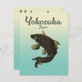 Yokosuka Japan reisposter (Voorkant / Achterkant)