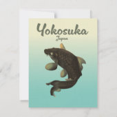 Yokosuka Japan reisposter (Achterkant)