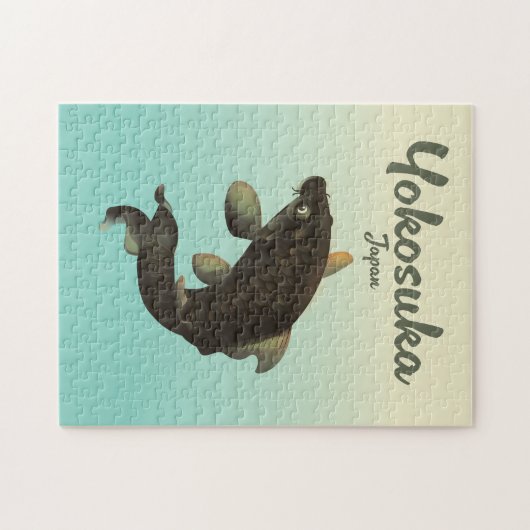 Yokosuka Japan reisposter Legpuzzel (Horizontaal)