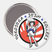 Yokosuka Sushi Roller Magnet (Recto/Verso)