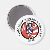 Yokosuka Sushi Roller Magnet Magneet (Voorkant / Achterkant)