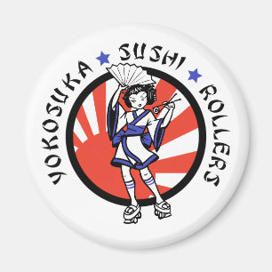 Yokosuka Sushi Roller Magnet Magneet