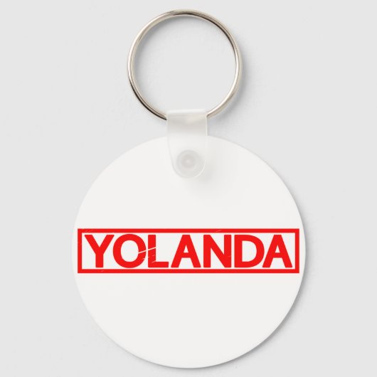 Yolanda Stamp Sleutelhanger (Voorkant)