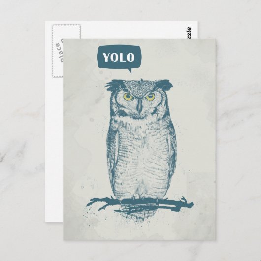 YOLO BRIEFKAART (Voorkant / Achterkant)