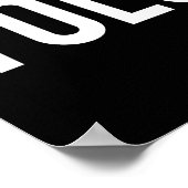 Yolo - Cool New Hip Hop Rap Funny Gift Tee  Poster (Hoek)