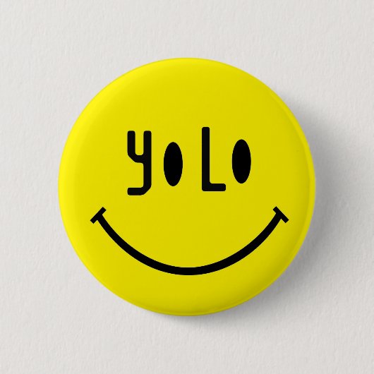 Yolo Face Ronde Button 5,7 Cm (Voorkant)