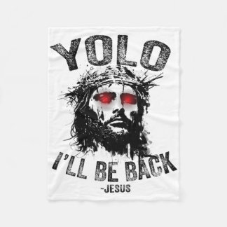 Yolo Ik Zal Bijck Jezus Opstanding Christenen Fu Fleece Deken