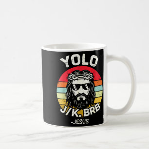 Yolo jk brb jesus pasen dag grappige opstanding koffiemok