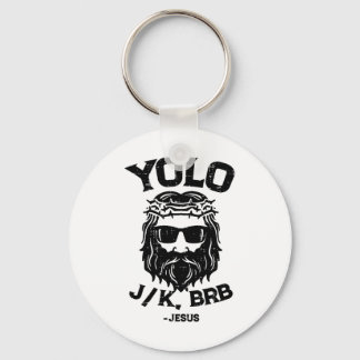 Yolo Jk Brb Jezus Grappige Pasen Opstanding Ch Sleutelhanger