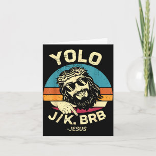Yolo jk brb pasen dag opstanding christelijk jesu kaart