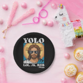 YOLO LOL JK BRB Jezus Grappig Pasen Papieren Bordje (Feest)