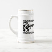 YOLO met voorzichtigheid Bierpul (Links)