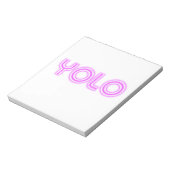 YOLO NOTITIEBLOK (Gedraaid)